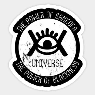 The Power Of Sankofa, The Power Of Blackness. Sticker